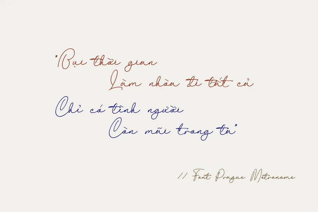 Font viết tay đẹp