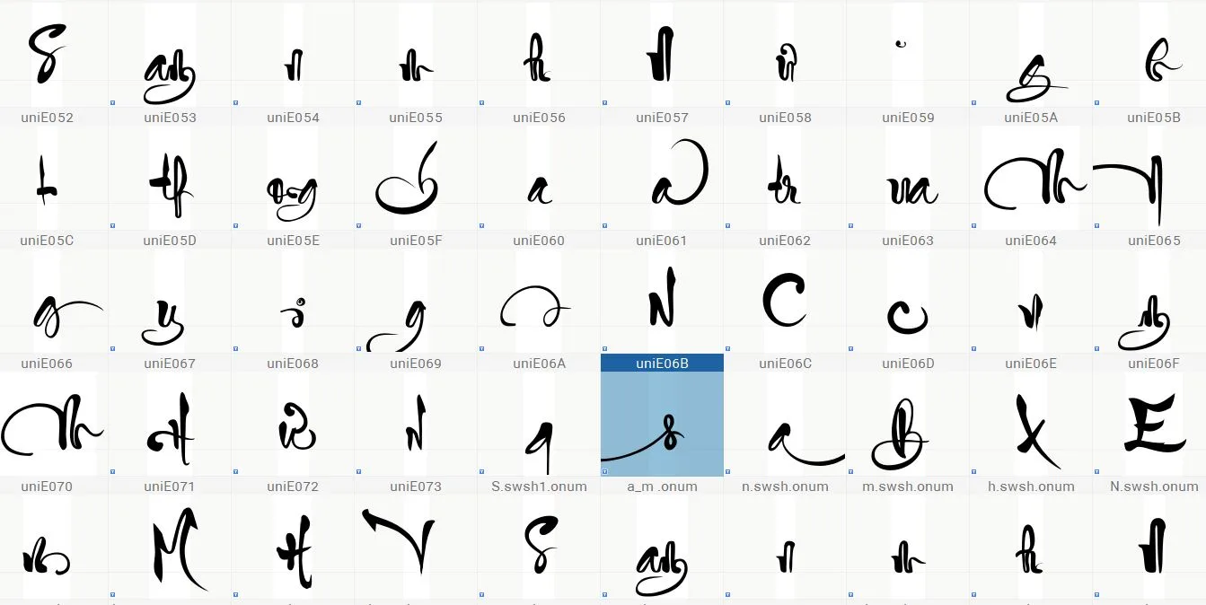 Phông chữ thư pháp việt