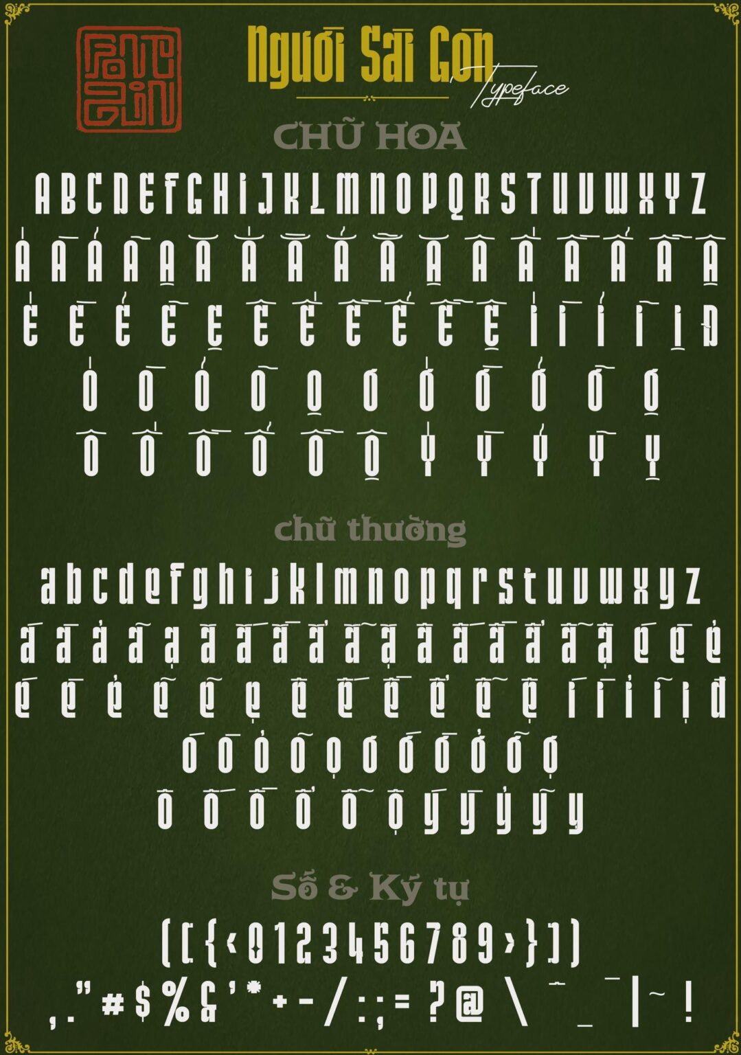 Người Sài Gòn Typeface