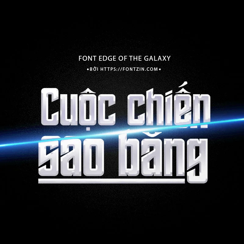 edge of the galaxy font