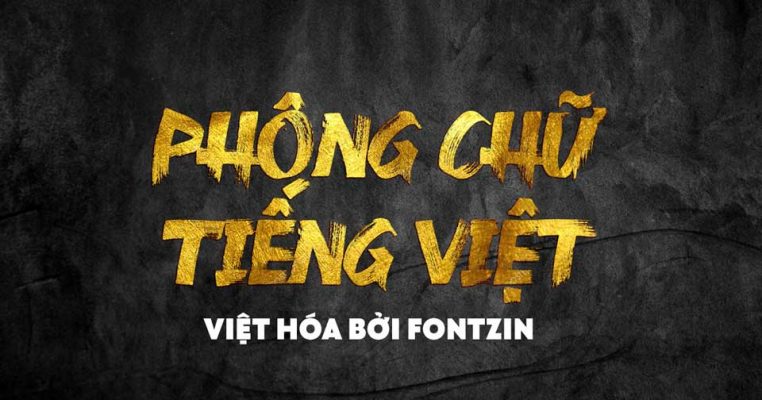 Font Brush Việt Hóa Rough Marker 2022