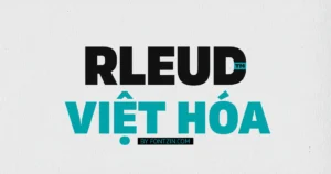 Demo Font Việt hóa Rleud 8 styles