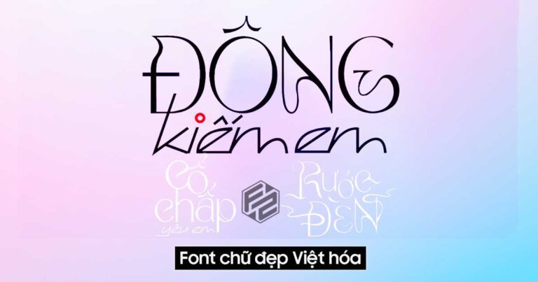 Font Chữ Đẹp Soothing Việt Hóa