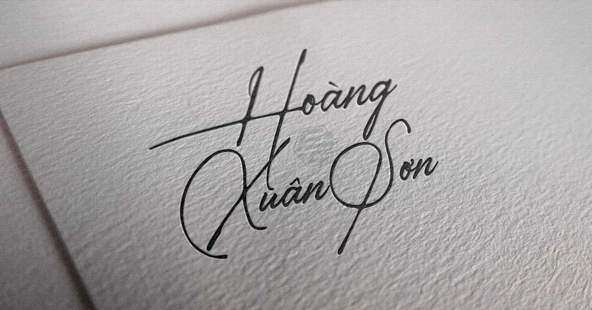 Logo Chữ Ký Hoàng Xuân Sơn