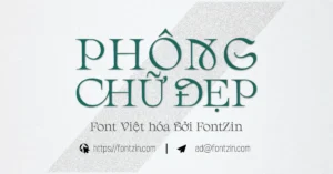 Demo 1 Phông chữ đẹp Pearl Blossom Việt hóa