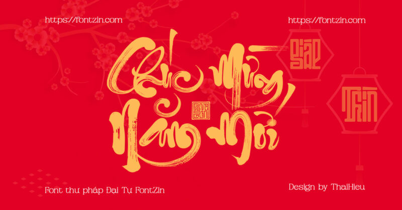 Font thư pháp đại tự