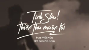 Demo Font Brush Việt hóa siêu đẹp Imo full 2 style