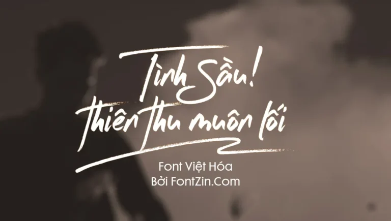 Font Brush Việt Hóa Siêu Đẹp Imo Full 2 Style