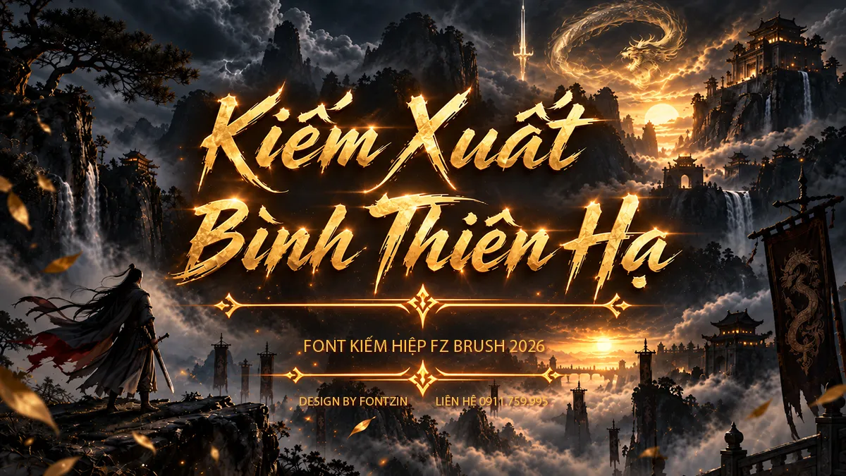 Font game kiếm hiệp fz brush 2026