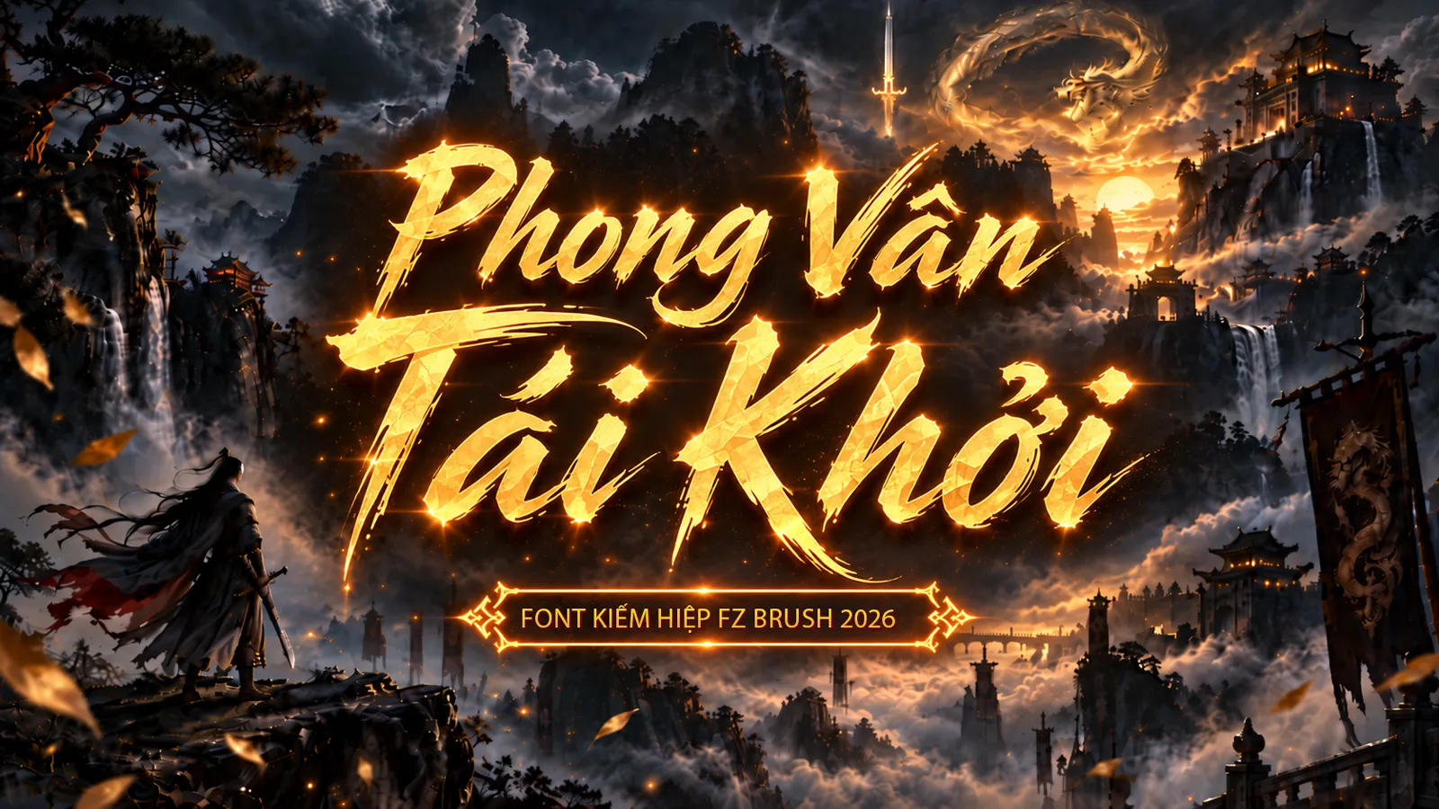 Font game kiếm hiệp fz brush 2026 – font brush võ hiệp đẹp cho thiết kế game - 1